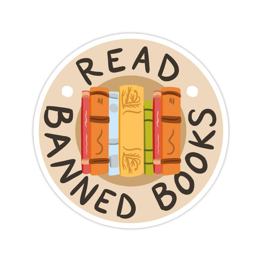 Bloomwolf Studio - Banned Books Vinyl Sticker - Perfect for Bookstores: No packaging - sent loose
