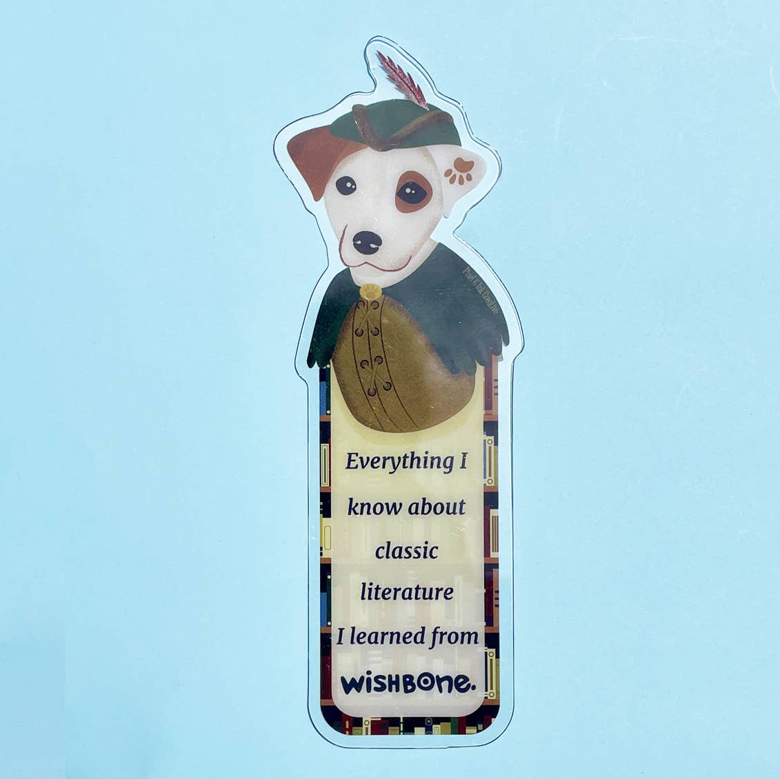 Pixel & Ink Creative - Wishbone Bookmark – A Nostalgic Hit for Book-Loving 90s Kids
