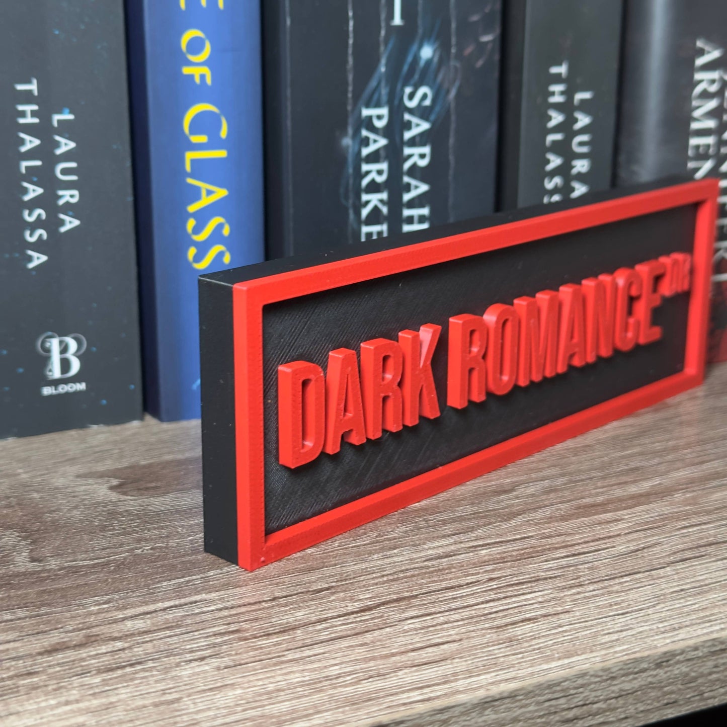 The Crafted Nook - Dark Romance Street Sign | Bookshelf Decor