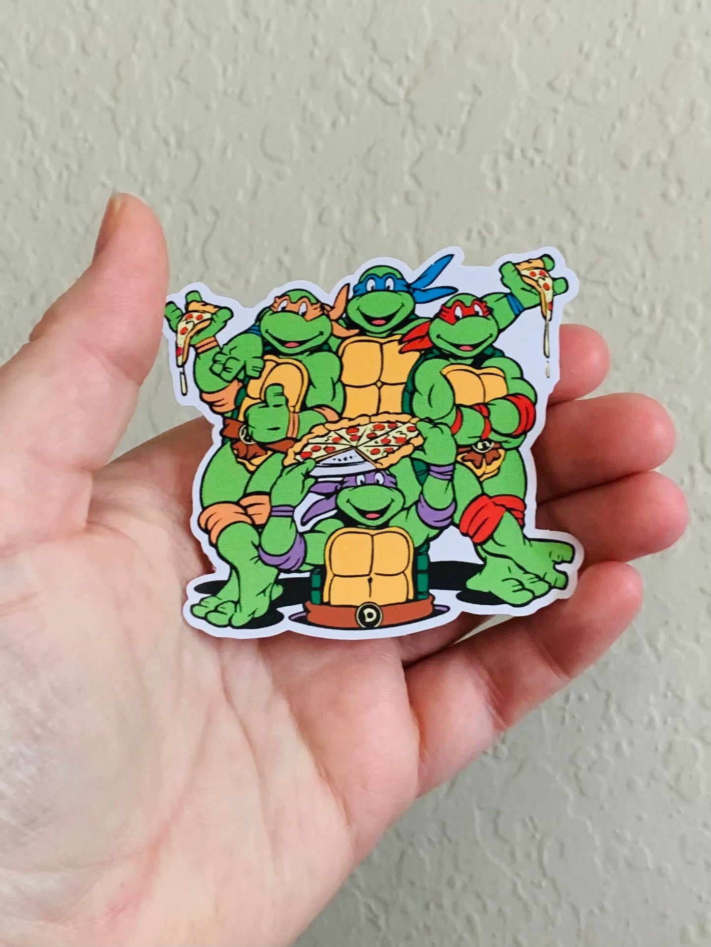 Oily Graphic Creations - Turtles- 90's Stickers/Magnet: Matte Vinyl