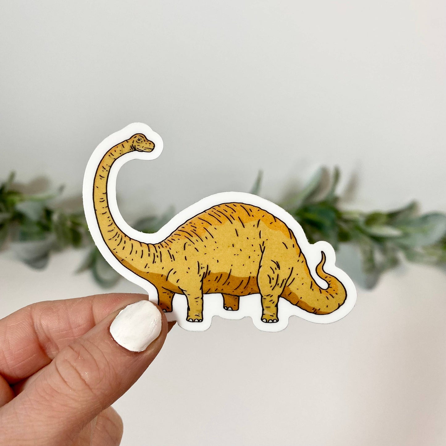 Big Moods - Brontosaurus Dinosaur Sticker