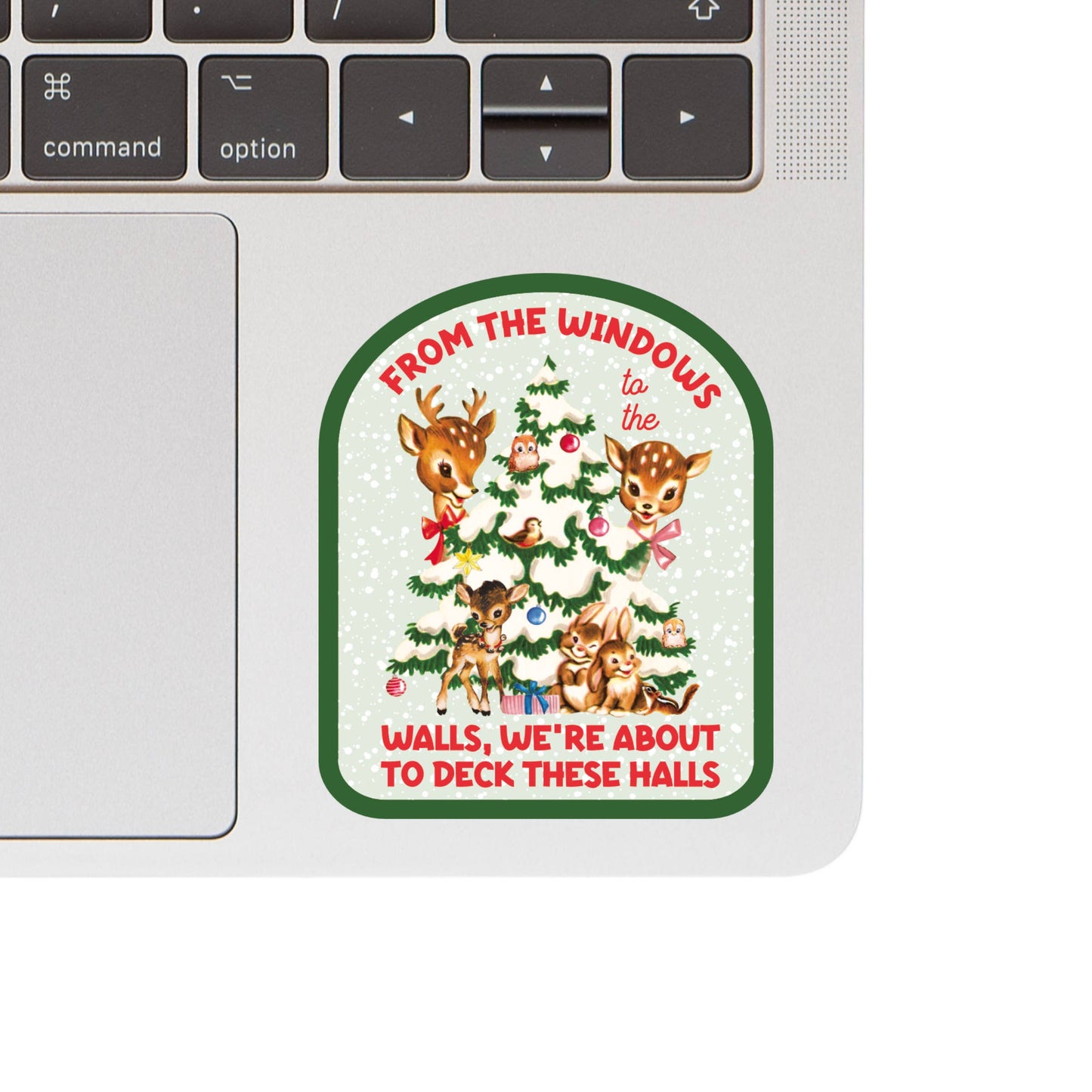 Juju and Moxie - Holiday Christmas Funny Animal High Quality Vinyl Sticker