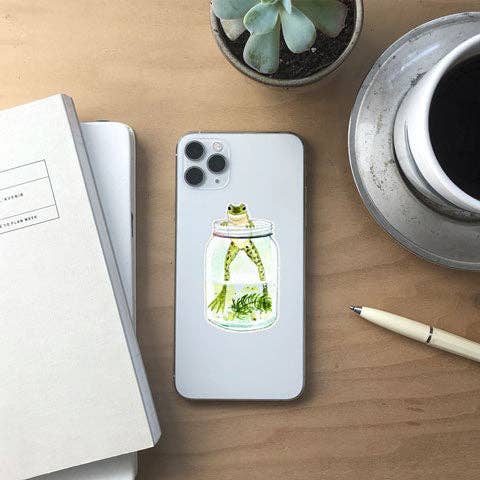 Felix Doolittle - Hoppy - Vinyl Stickers - Frog: Hoppy