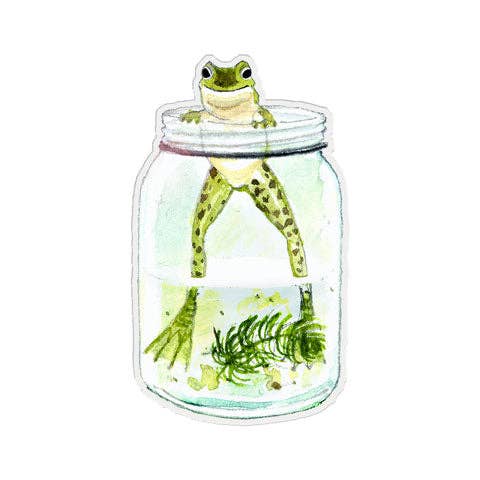 Felix Doolittle - Hoppy - Vinyl Stickers - Frog: Hoppy