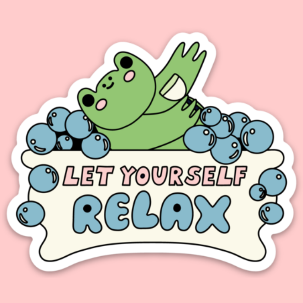 Tender Ghost - Let Yourself Relax Sticker