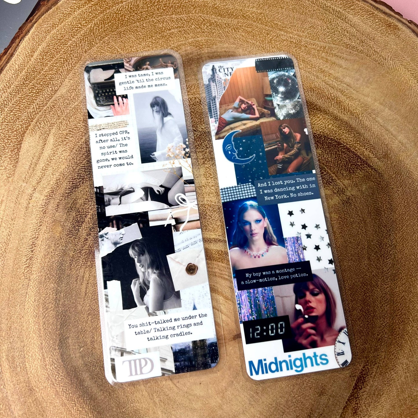 Cozy Reads Shop - Eras Collage Bookmarks: Showgirl / Tassel