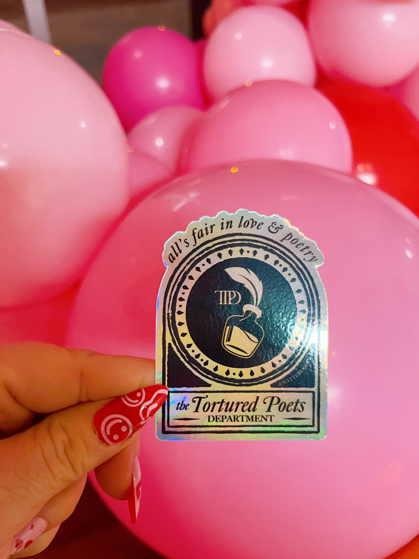 NatterDoodle - The Tortured Poets Department - Taylor Swift Vinyl Sticker: Single