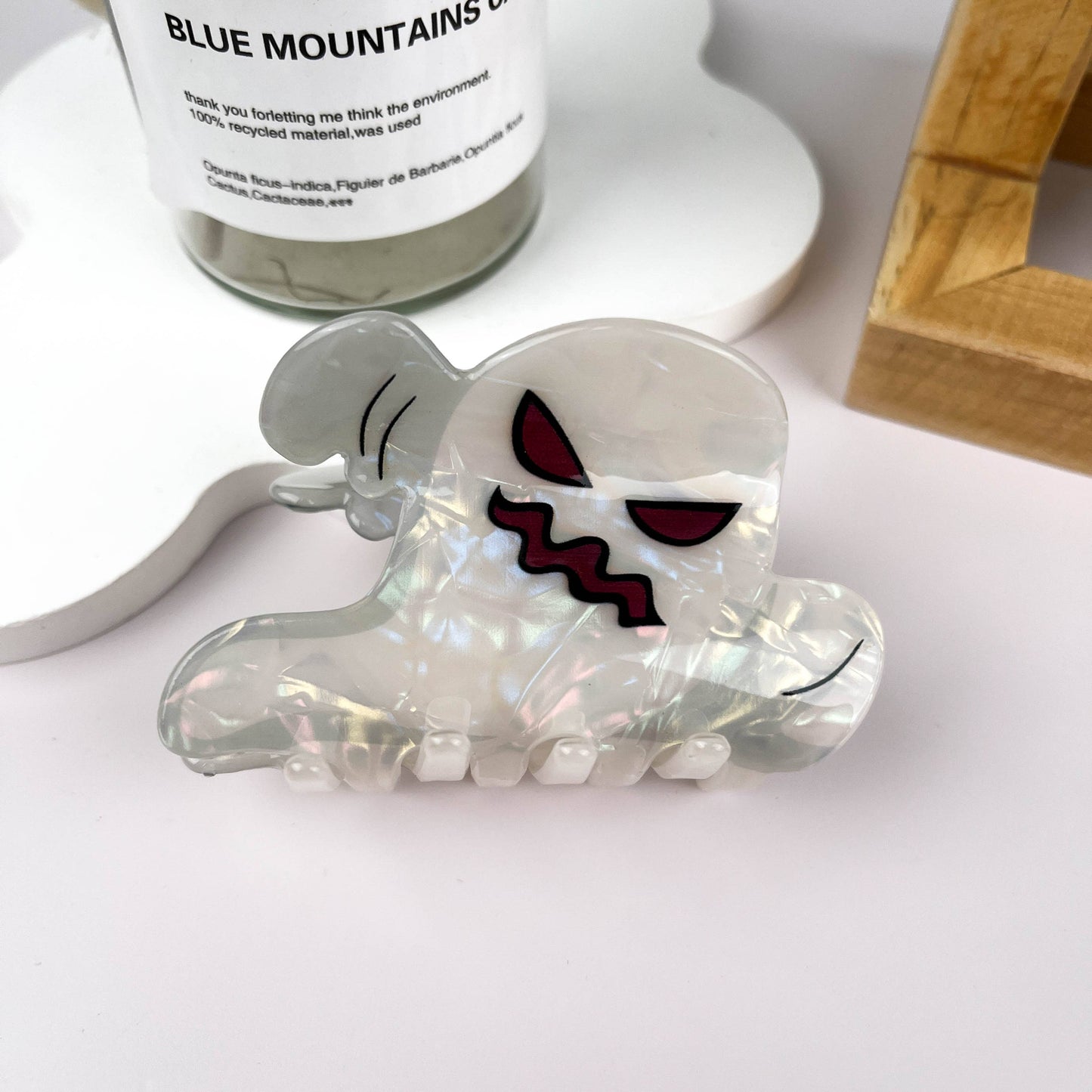 mildstyles - White Ghost Halloween Hair Clip: GhostE