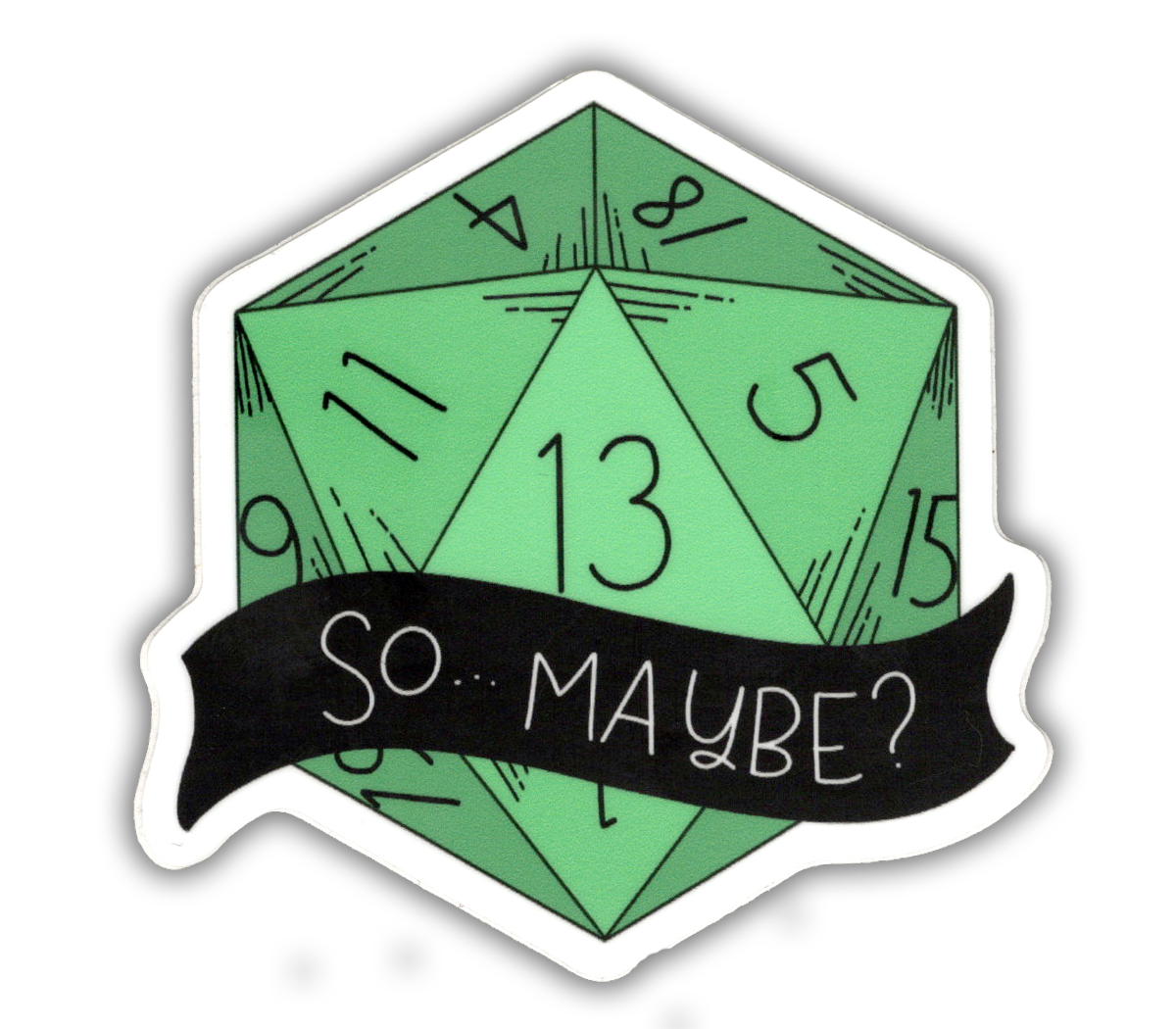 Storymakers Trading Co. - So... Maybe? - D&D vinyl sticker