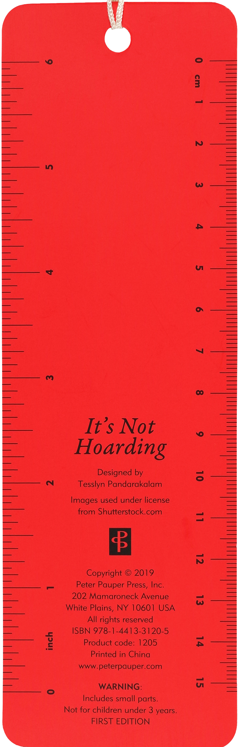 Peter Pauper Press - It's Not Hoarding Beaded Bookmark