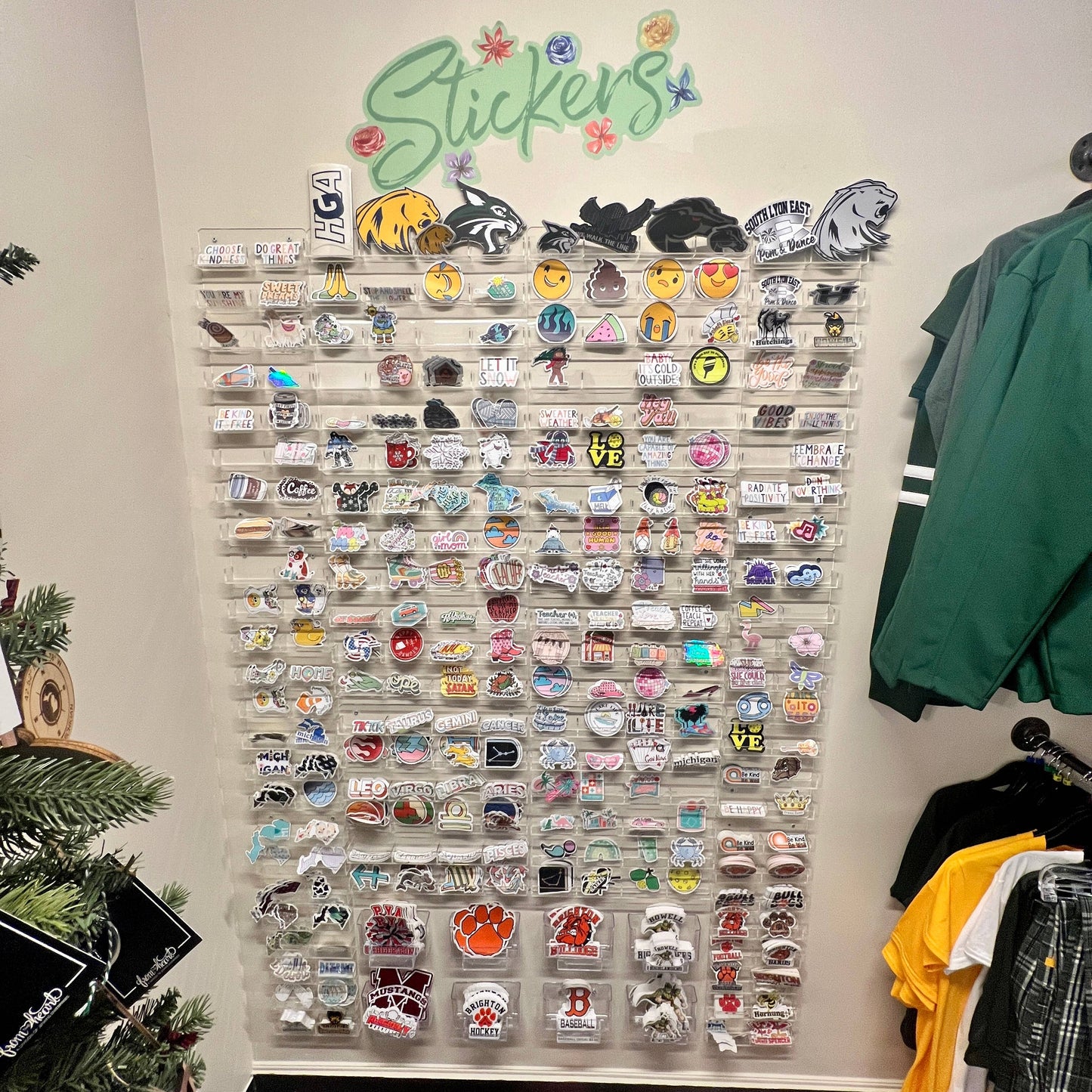 Big Moods - 48 Pocket Wall Sticker Display: 0
