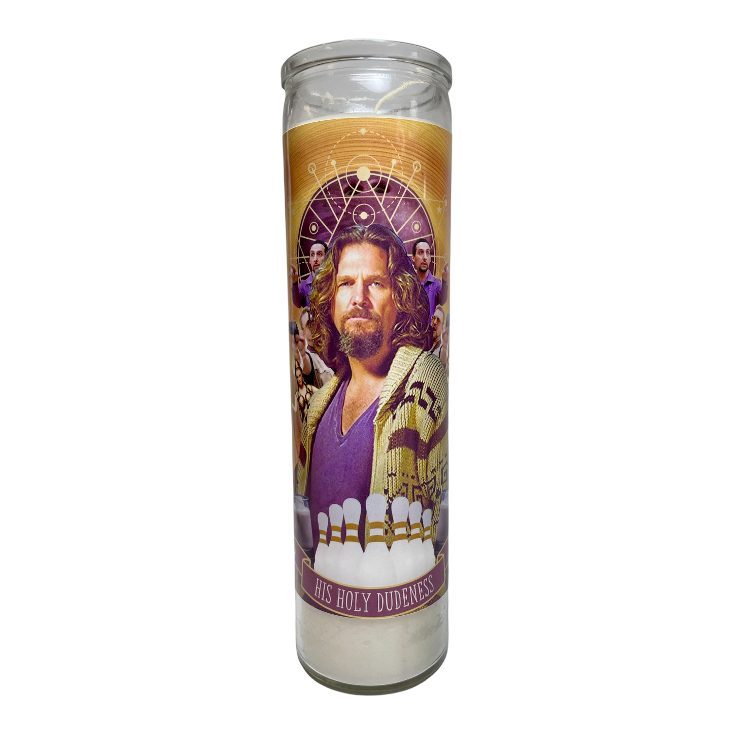The Luminary and Co. - The Luminary Big Lebowski Jeff Bridges Altar Prayer Candle