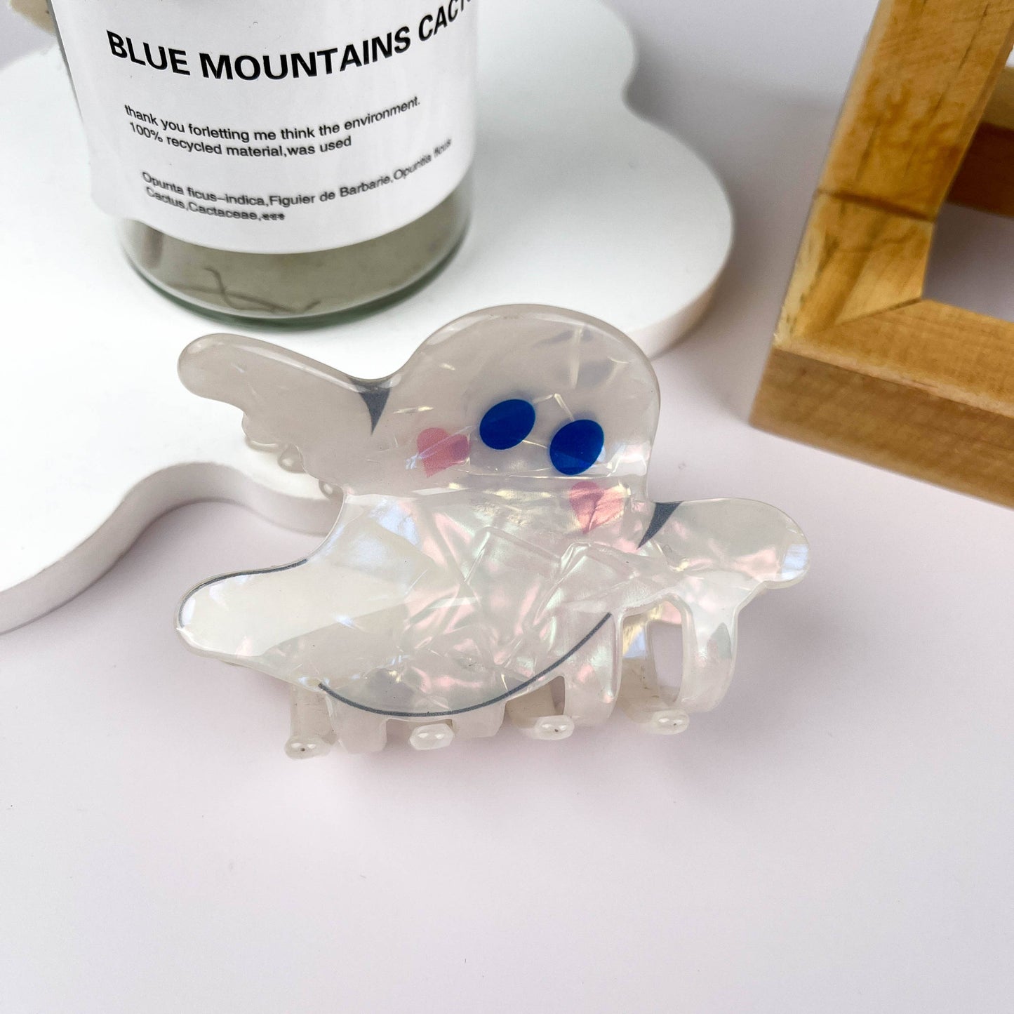 mildstyles - White Ghost Halloween Hair Clip: GhostE