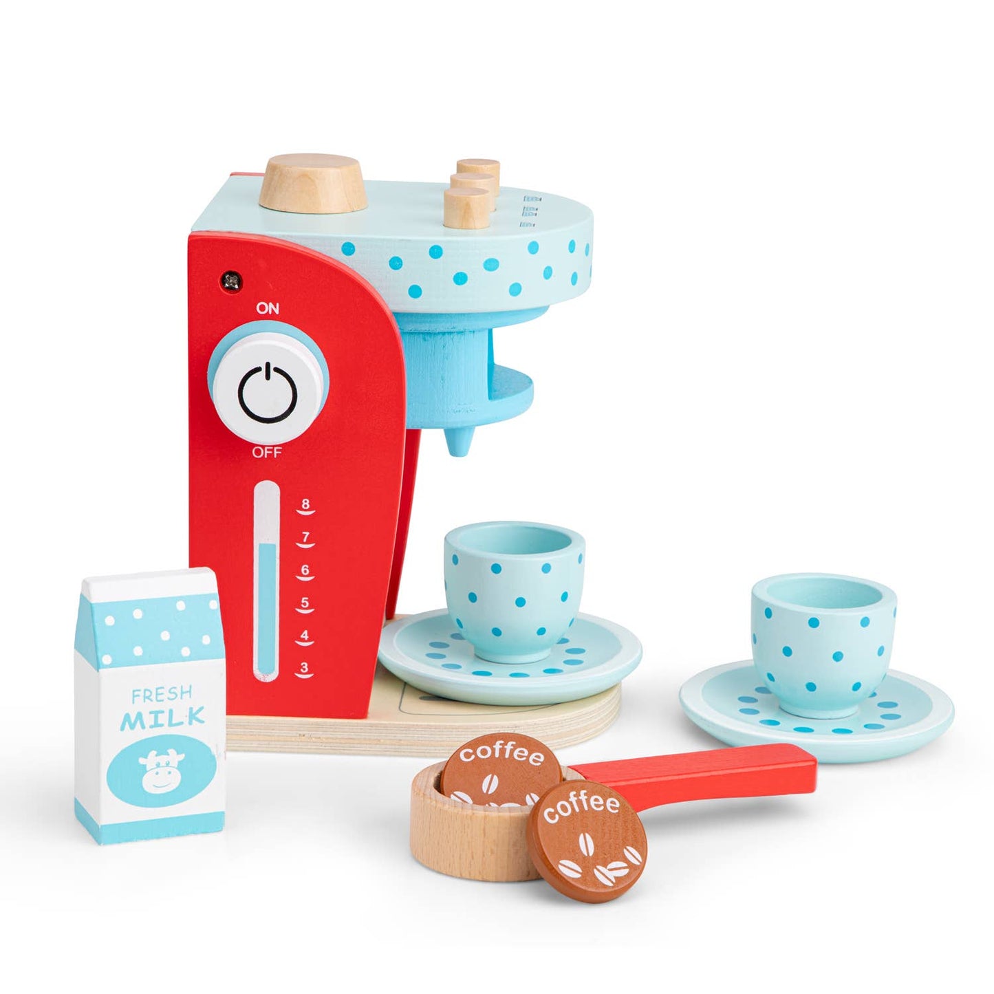 New Classic Toys - Coffee machine - red