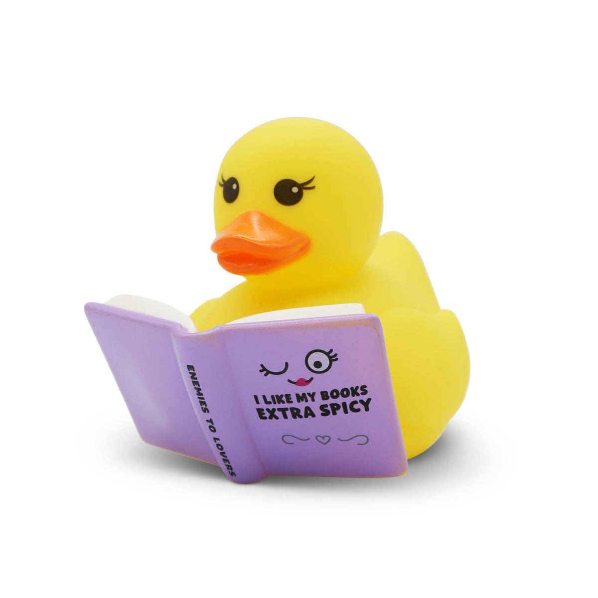 Punchkins - “I Like My Books Extra Spicy” Rubber Duck