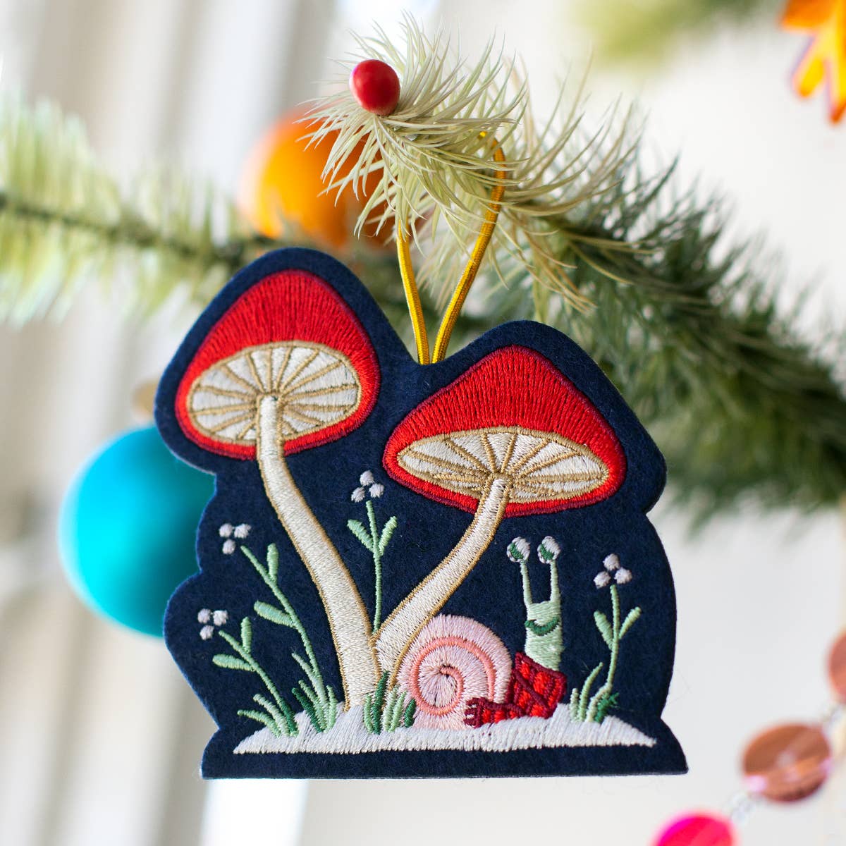 Seltzer Goods - Mushroom Snail Ornament