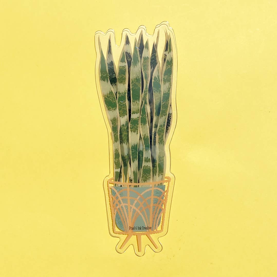 Pixel & Ink Creative - Snake Plant Bookmark – A Leafy Bestseller