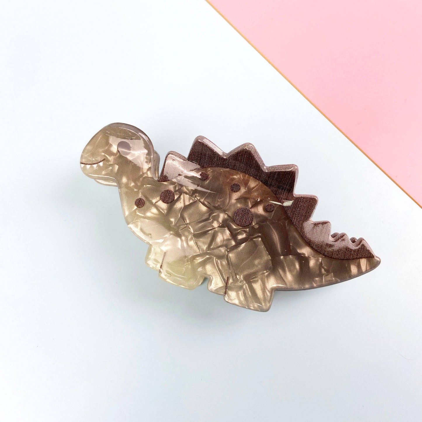 mildstyles - Cute Cartoon Dinosaur Spring Hair Claw Clips: Red-6cm