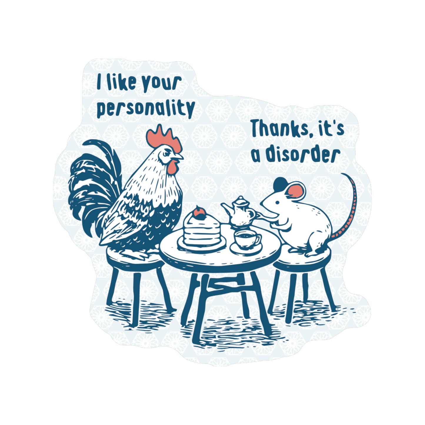 Juju and Moxie - Cute Personality Disorder Animal High Quality Vinyl Sticker