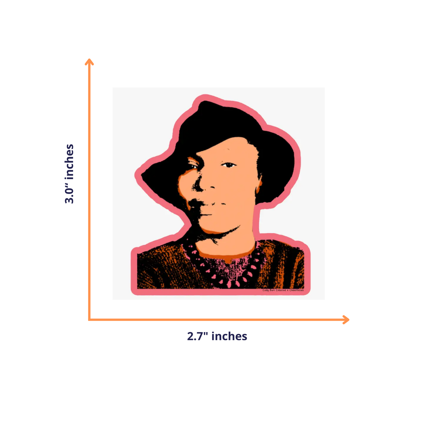 CheerNotes - Zora Neale Hurston Stickers | Black Literary Icon | Bookish