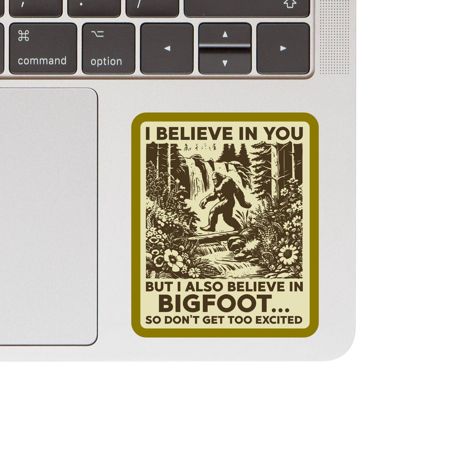 Juju and Moxie - Bigfoot Sarcastic Cute Cryptoid High Quality Vinyl Sticker