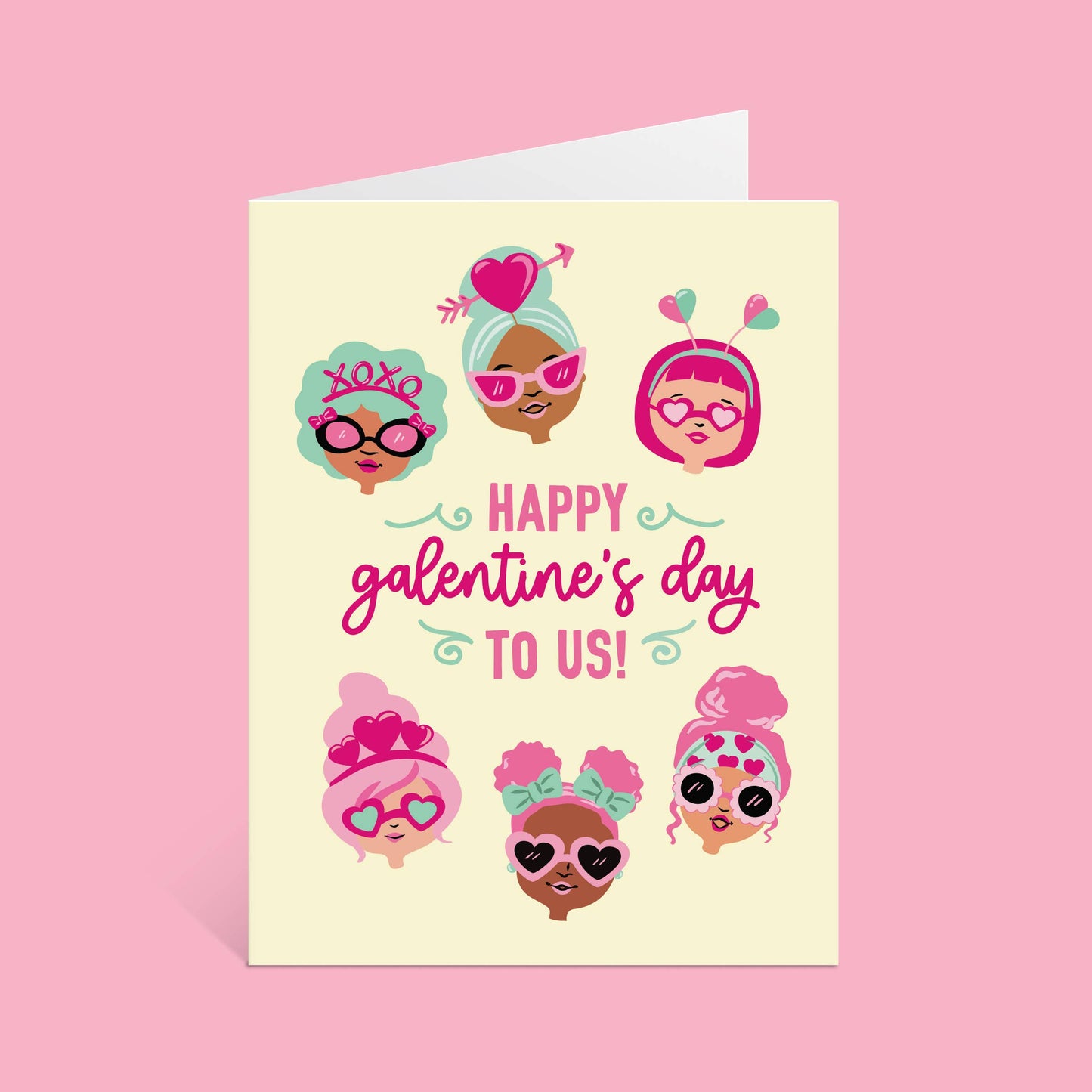 Lucy Loves Paper - Happy Galentine's Day To Us | Card (A2)