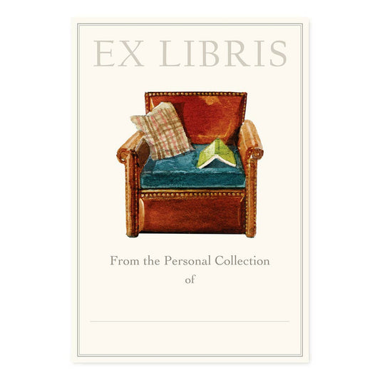 Felix Doolittle - Reading Chair -- Bookplates