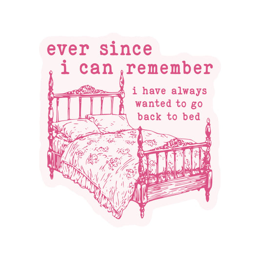 Juju and Moxie - Cute Funny Sleep Relax Bed Time High Quality Vinyl Sticker