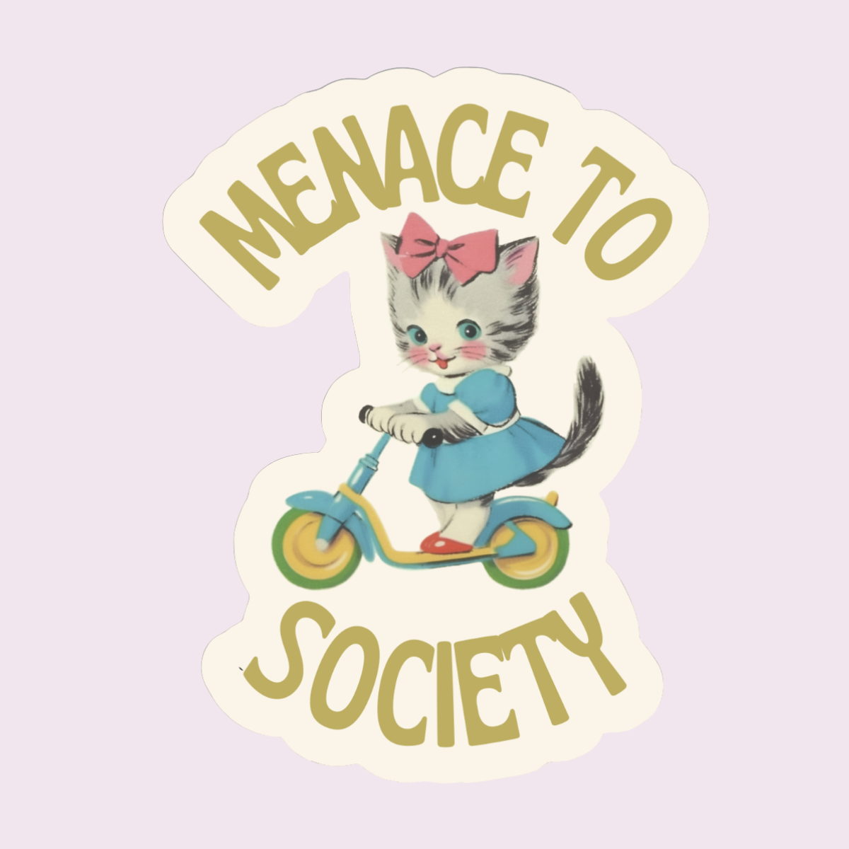 inviting affairs paperie - Menace to Society Sticker