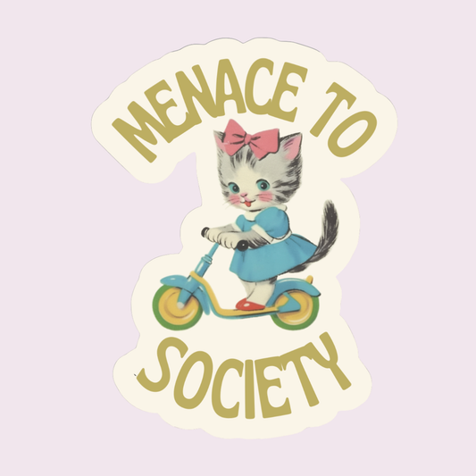 inviting affairs paperie - Menace to Society Sticker