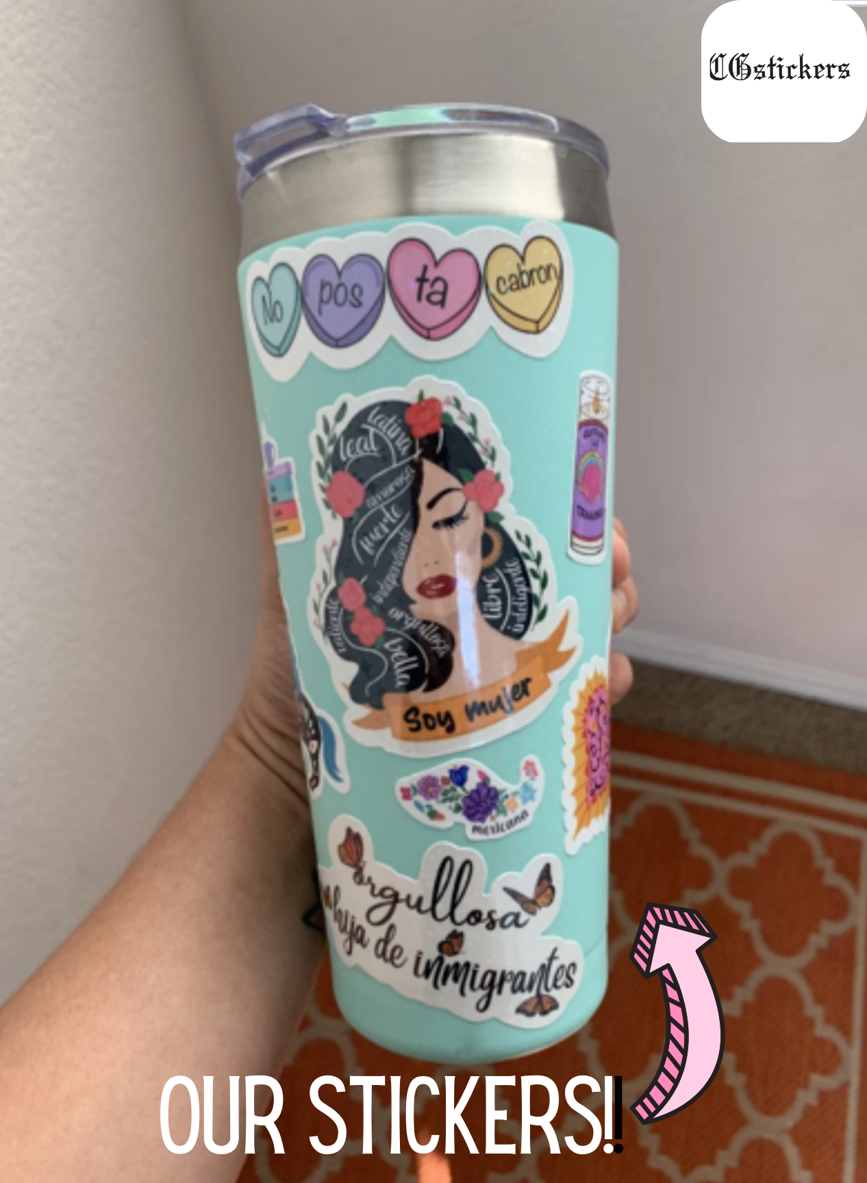 Lalatina Shop - Sana sana colita de rana die cut sticker