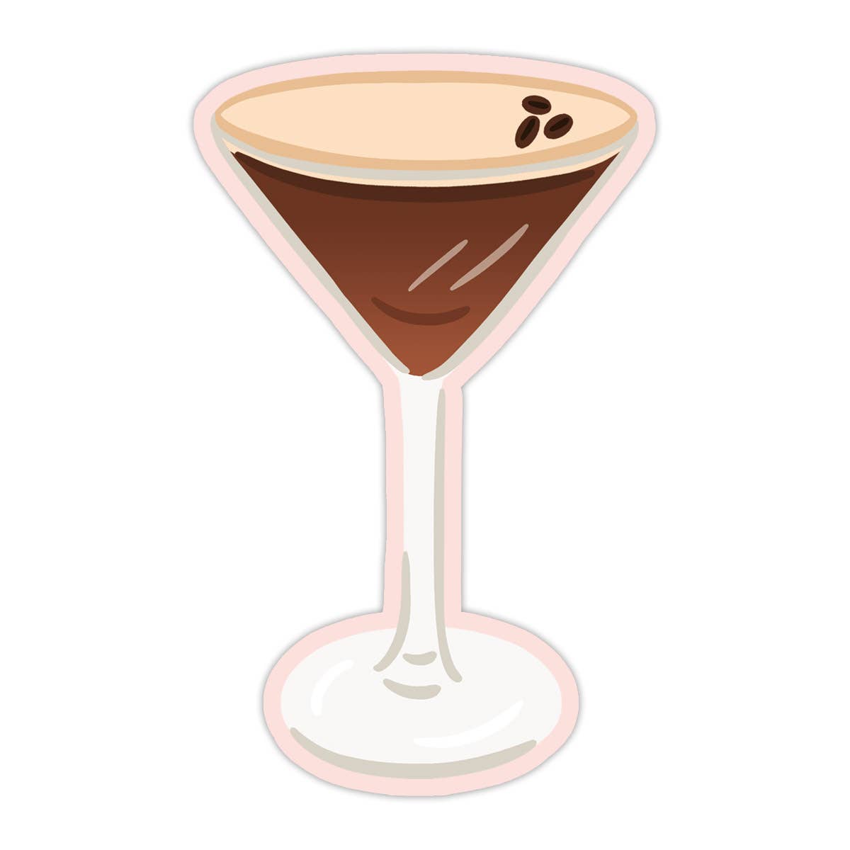 Bloomwolf Studio - Espresso Martini Vinyl Sticker
