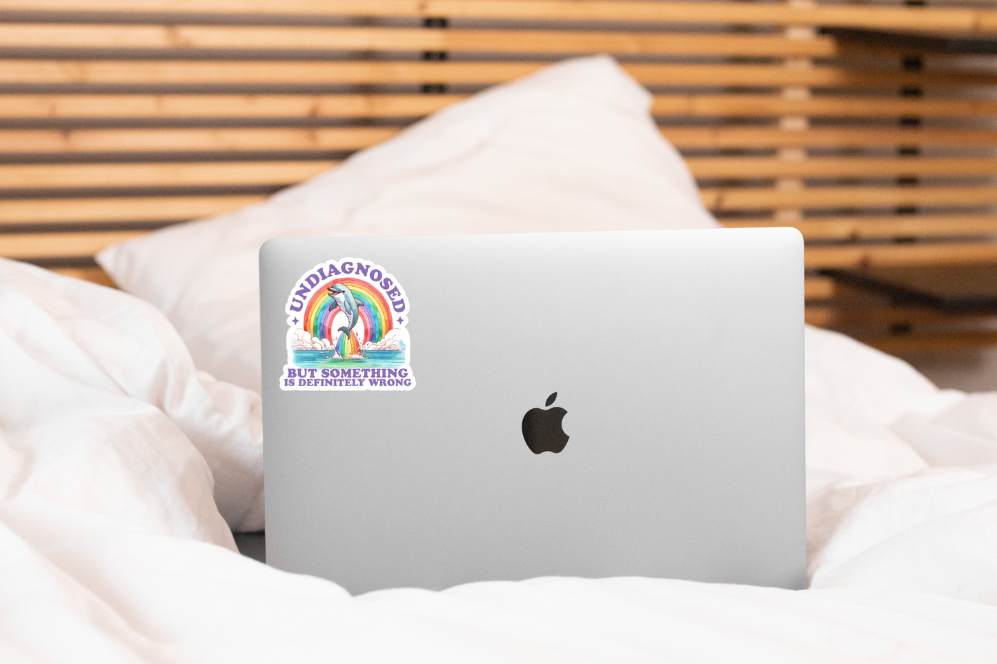 Yarnival - Undiagnosed But Something is Definitely Wrong Sticker - adhd