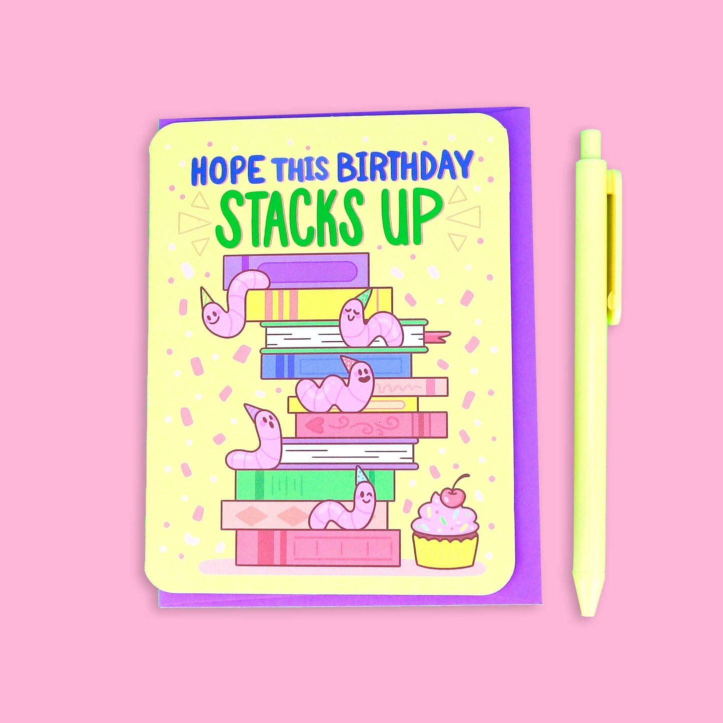 Turtle's Soup - Stacks Up Book Birthday Greeting Card