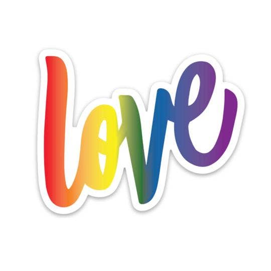 Big Moods - Love Rainbow Sticker
