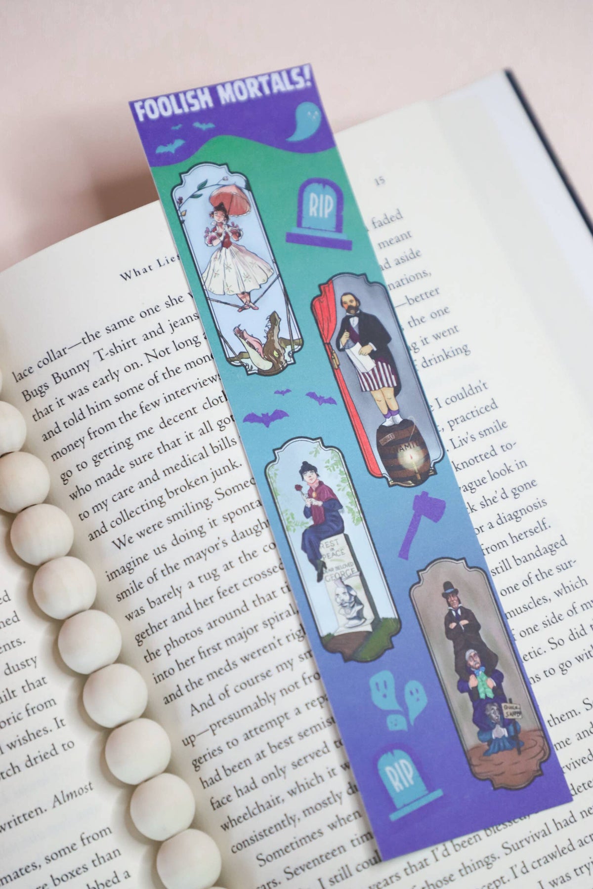 Furever Booked - Haunted Mansion Bookmark