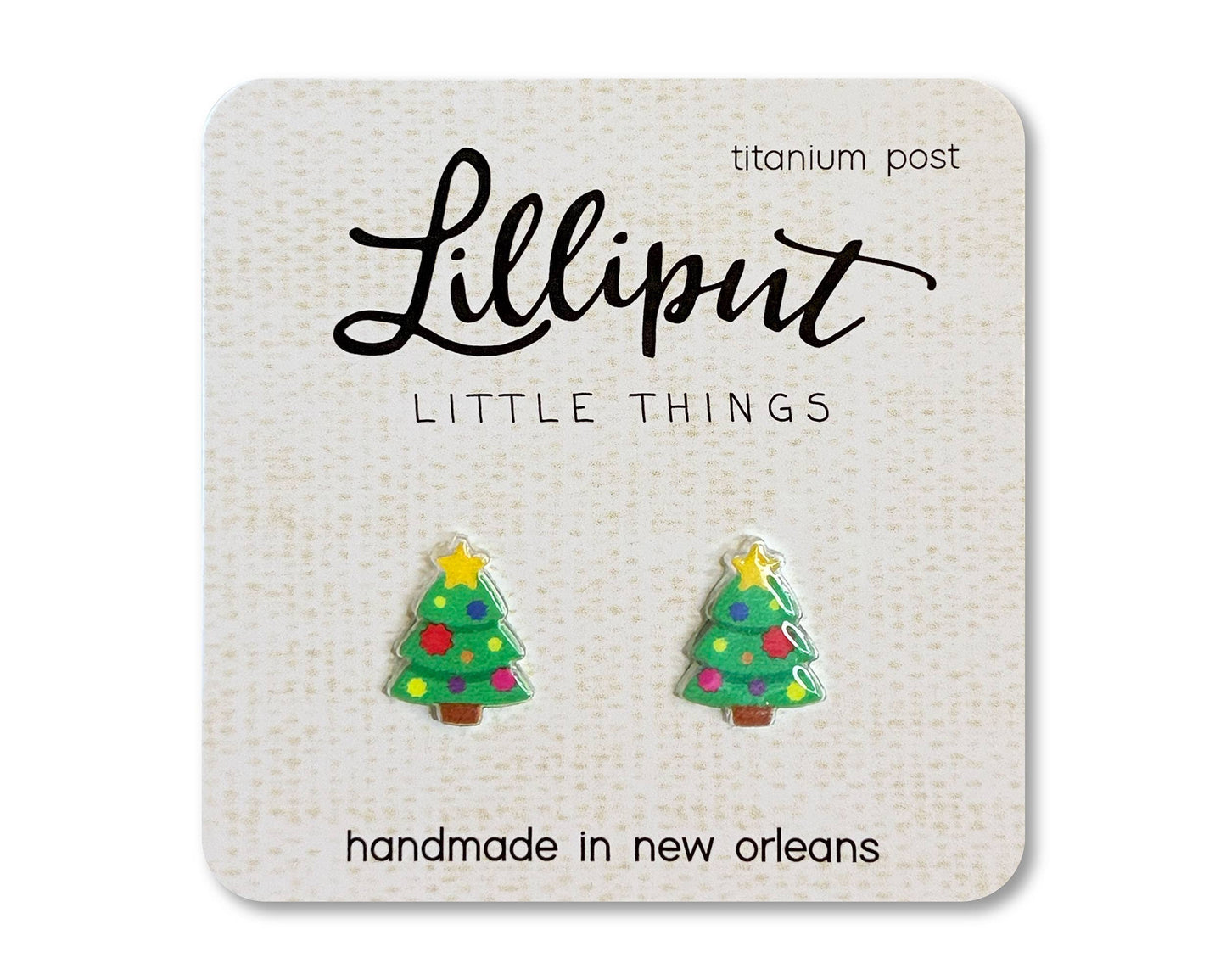 Lilliput Little Things - Christmas Tree Earrings