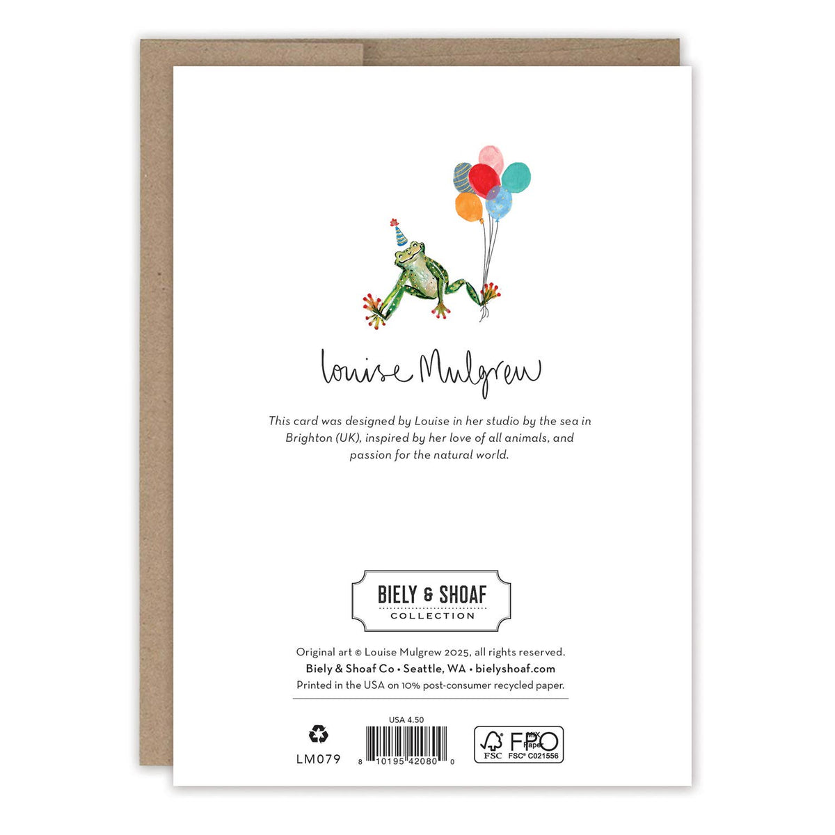 Biely & Shoaf - Leaping Frogs Birthday Card