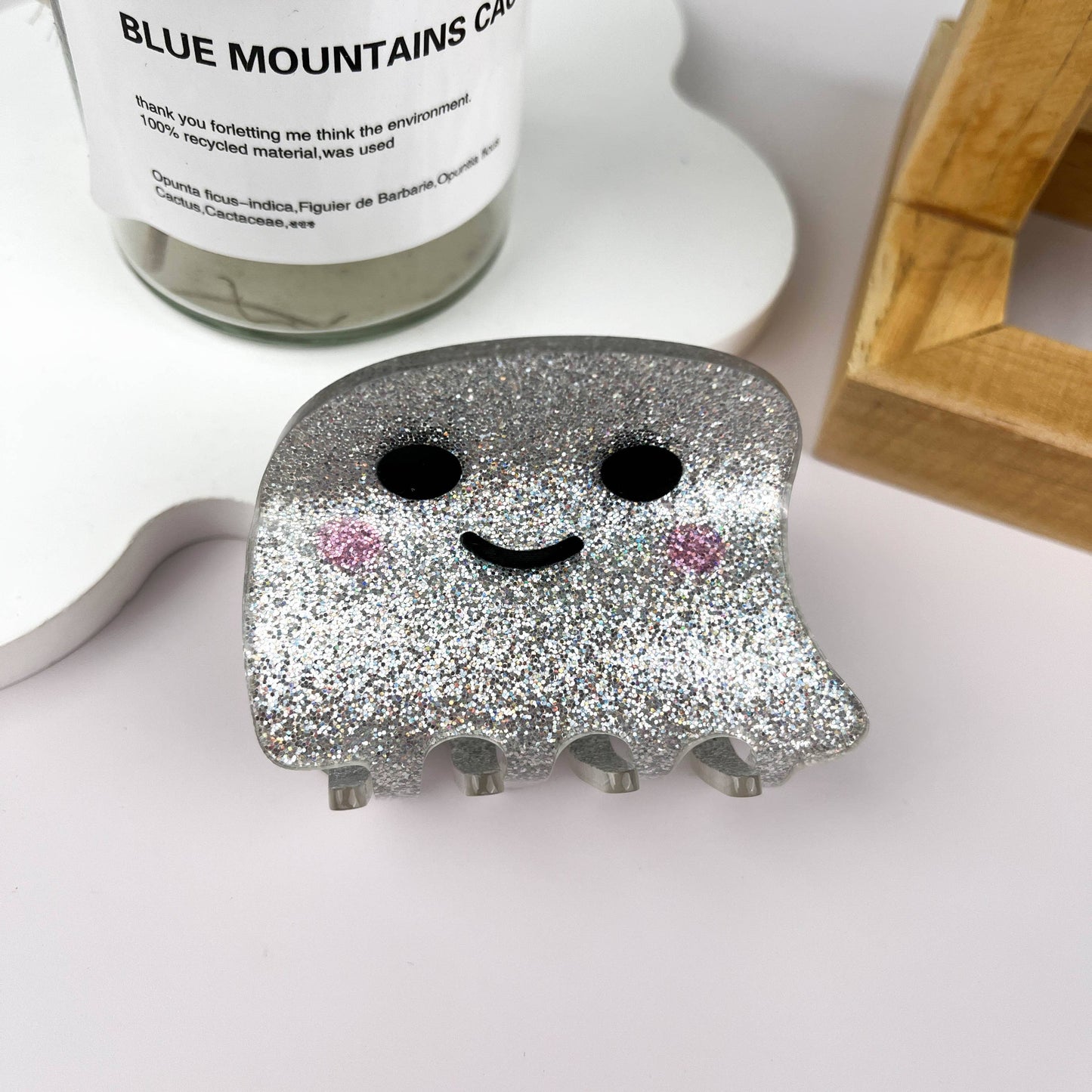 mildstyles - White Ghost Halloween Hair Clip: GhostE