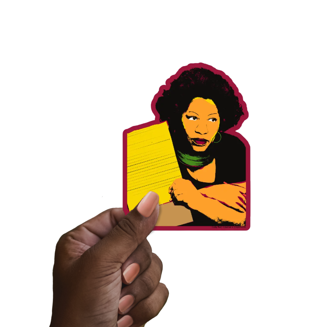 CheerNotes -  Toni Morrison Stickers | Black Literary Icon, Book Lover