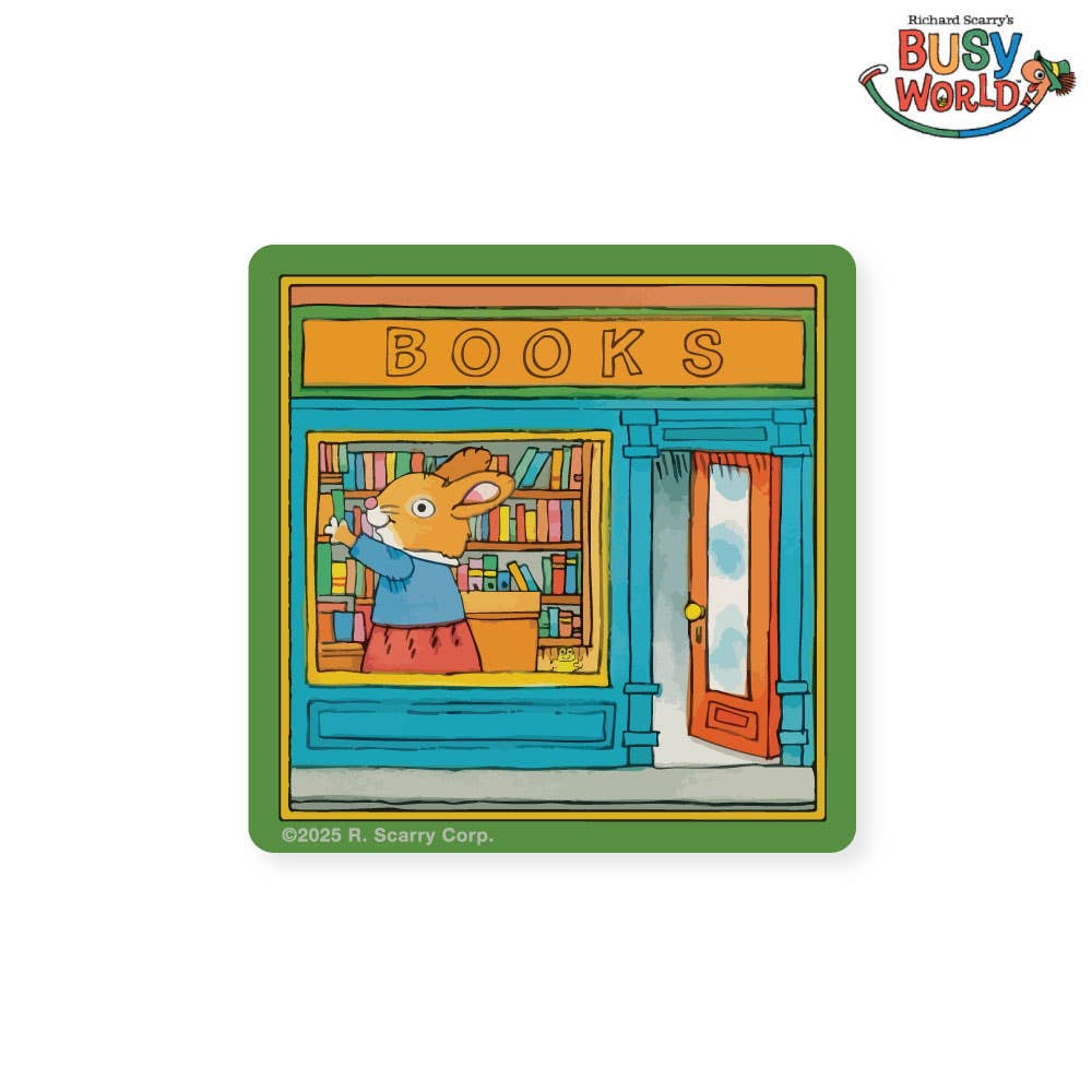 Three Potato Four - 3P4 x Richard Scarry® - Bookstore Sticker