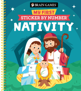 Brain Games - My First Sticker by Number: Nativity (Christmas)