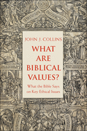 What Are Biblical Values?: What the Bible Says on Key Ethical Issues