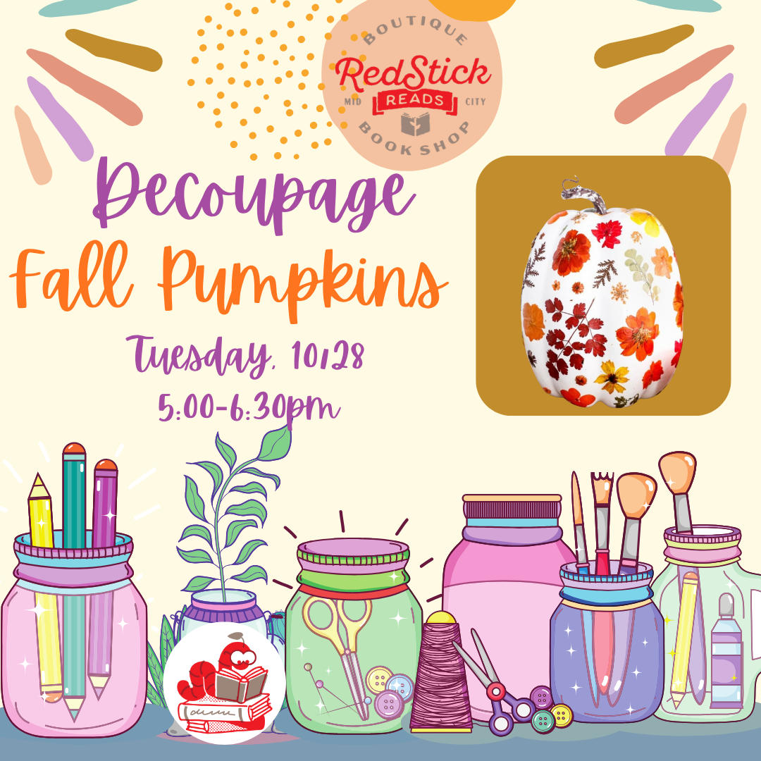 Crafter-Noon:  Decoupage Fall Pumpkin