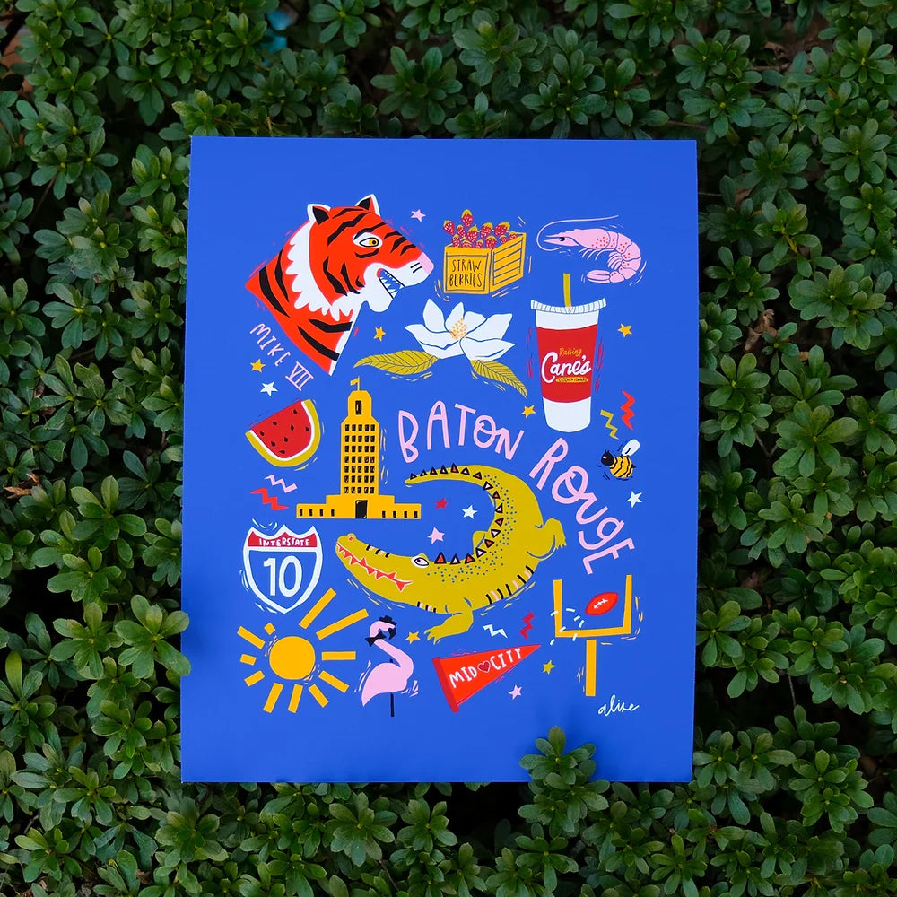 Baton Rouge Poster Print