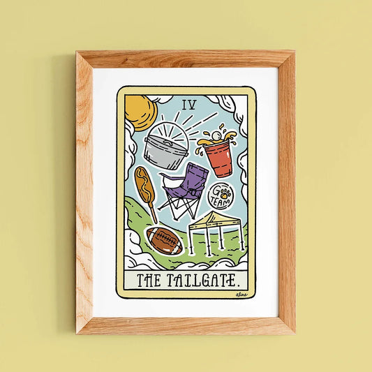 The Tailgate: Tarot Print