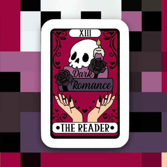 Ace the Pitmatian Co - Dark Romance Reader Tarot Sticker