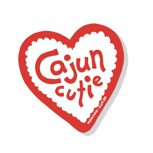 Cajun Cutie Sticker