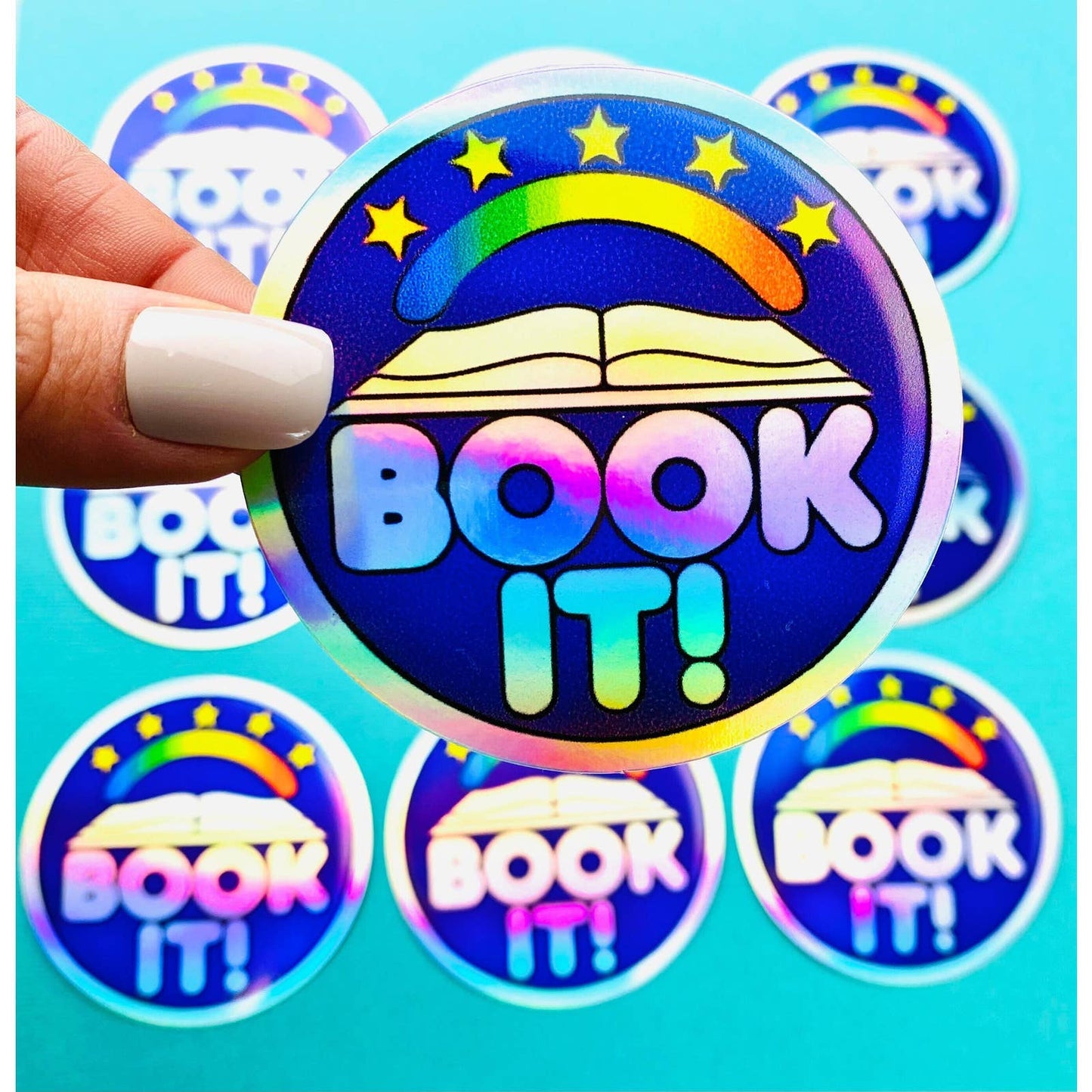 Otto's Grotto - Eighties Kids Sticker Book It! HOLOGRAPHIC 90s Stickers