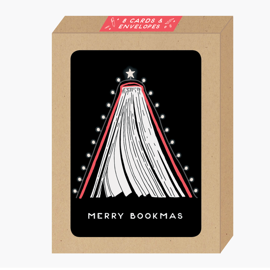 Boxed Merry Bookmas Card